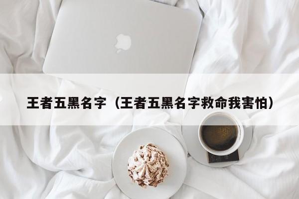 王者五黑名字（王者五黑名字救命我害怕）
