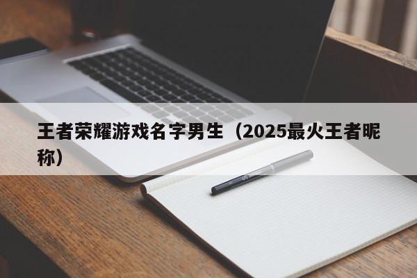 王者荣耀游戏名字男生（2025最火王者昵称）