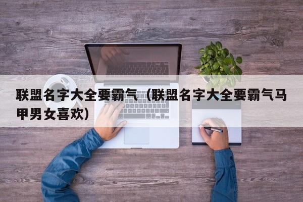 联盟名字大全要霸气（联盟名字大全要霸气马甲男女喜欢）