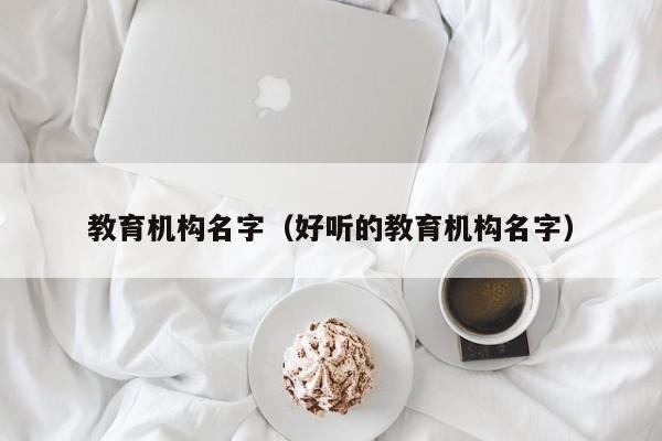 教育机构名字（好听的教育机构名字）