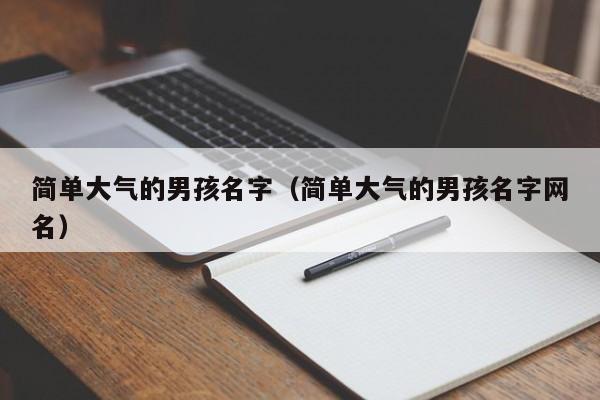 简单大气的男孩名字（简单大气的男孩名字网名）