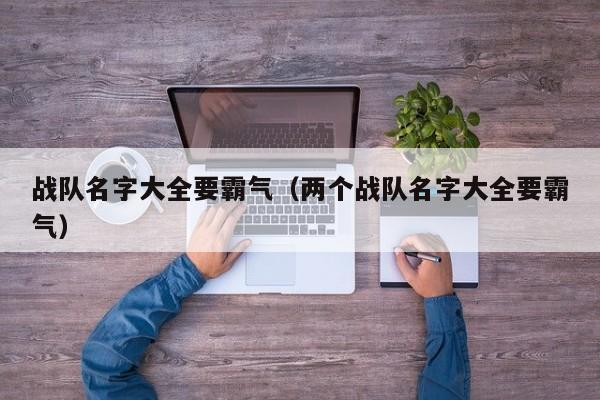 战队名字大全要霸气（两个战队名字大全要霸气）